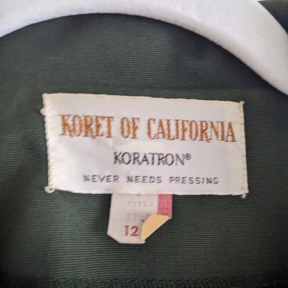 Women's two piece skirt suit - military surplus army green - Picture 4 of 14